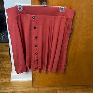 NWT Torrid Soft Knit Button Skirt 1x